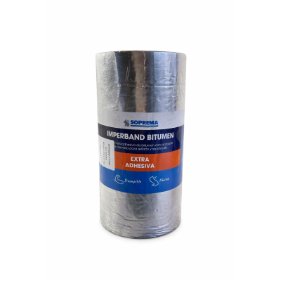 IMPERBAND BITUMEN 300 - 300mm x 10mtrs. ALU. NAT.
